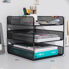 办公桌置物架文件收纳架文件架收纳盒